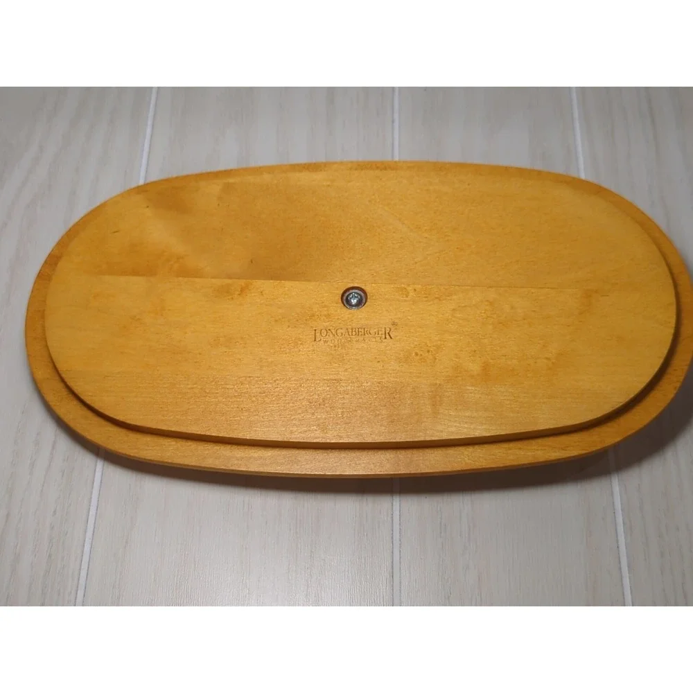 Longaberger Woodcrafts 1997 Traditions Fellowship Wood Lid only for basket